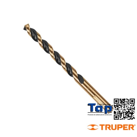 Imagen de BROCA HSS 008 5/16" TRUGOLD P METAL EN BLISTER EXPERT