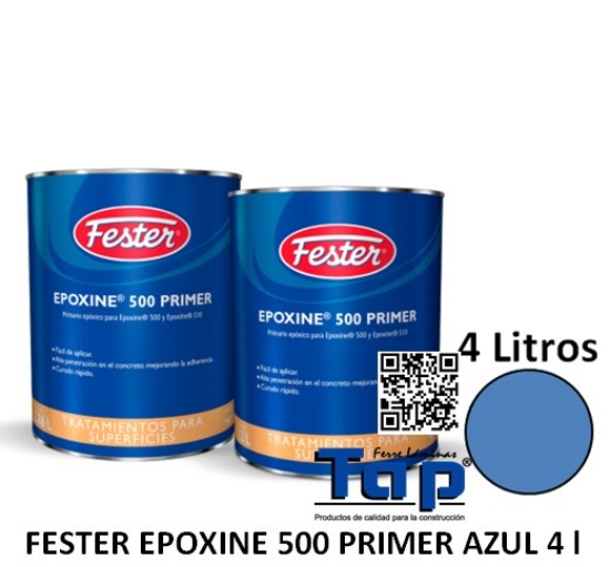 Imagen de FESTER EPOXINE 500 PRIMER AZUL  4 l