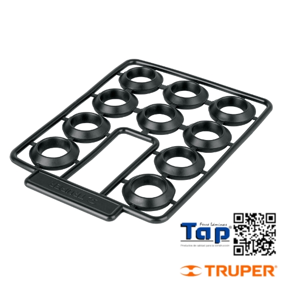 Imagen de EMPAQUES PVC ANTIFUGA P MANGUERA TRUPER BOL 10