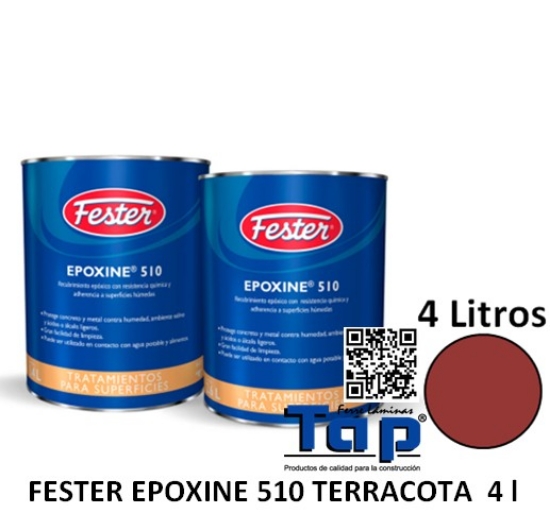 Imagen de FESTER EPOXINE 510 TERRACOTA  4 l