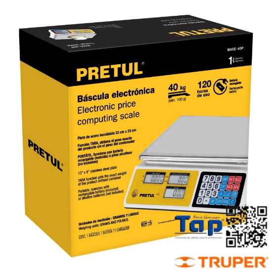Imagen de EMPAQUE REP (CAJA) P BASE-40P PRETUL