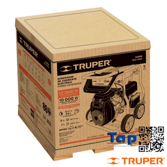 Imagen de EMPAQUE REP (CAJA) P GEN-100X TRUPER