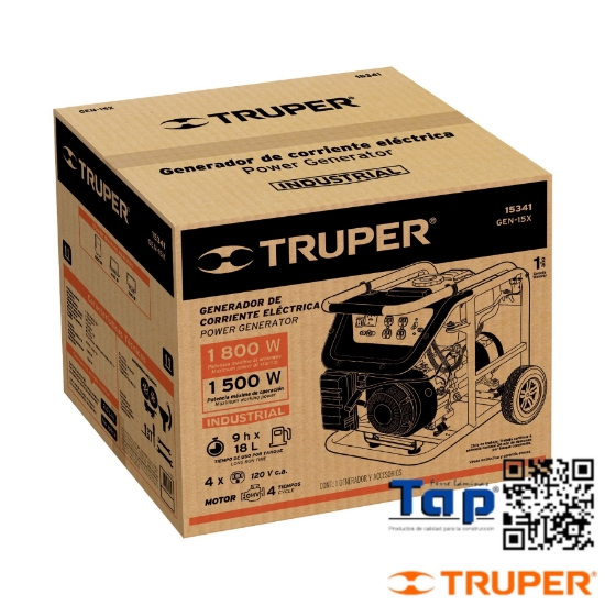 Imagen de EMPAQUE REP (CAJA) P GEN-15X TRUPER