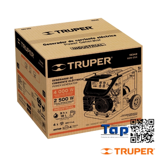 Imagen de EMPAQUE REP (CAJA) P GEN-25X TRUPER