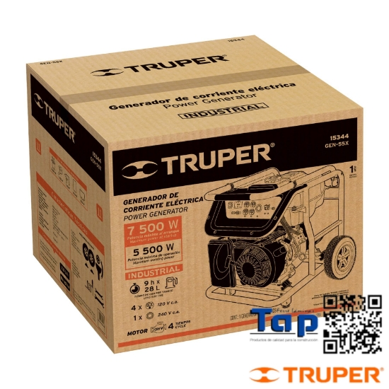 Imagen de EMPAQUE REP (CAJA) P GEN-55X TRUPER