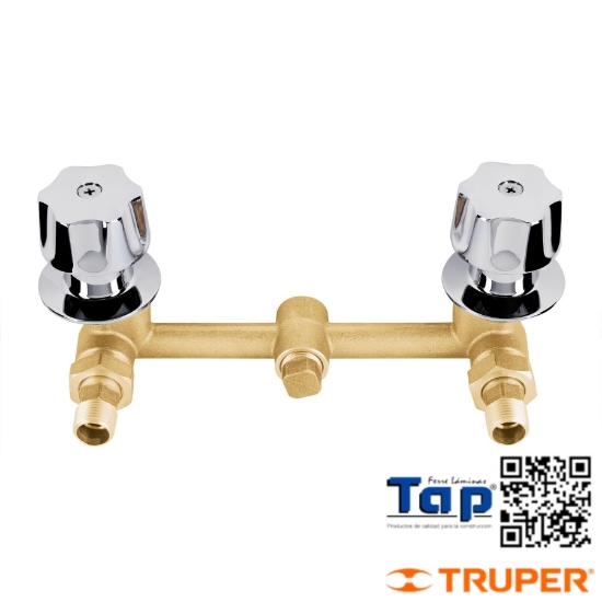 Imagen de ENSAMBLE P REGADERA P EMPOTRAR 006 1/4" VUELTA BASIC