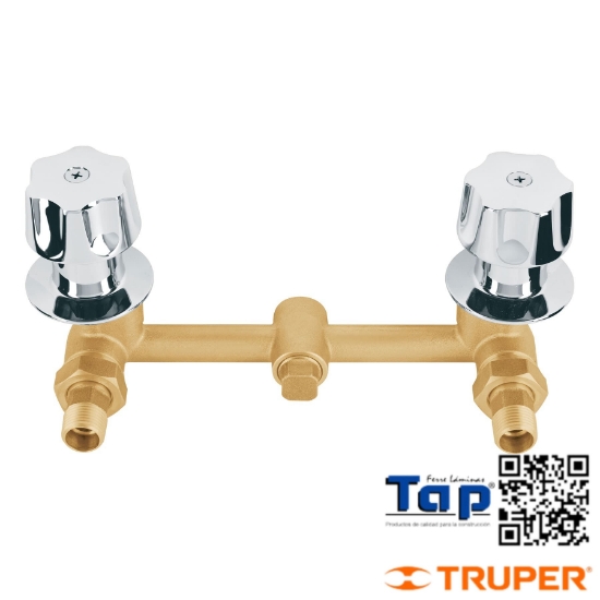 Imagen de ENSAMBLE P REGADERA P EMPOTRAR COMPRESION BASIC