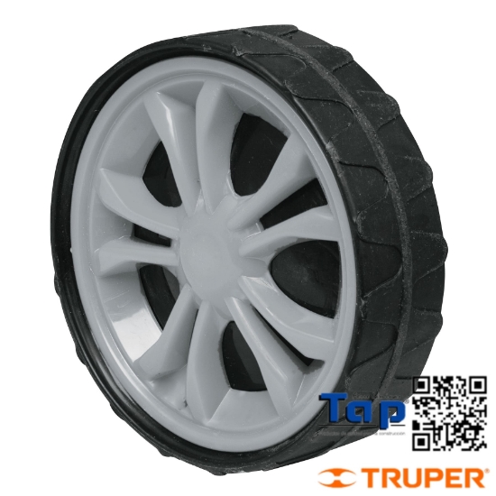 Imagen de ENSAMBLE RUEDA Y LLANTA DELANTERA 175 7" TRUPER