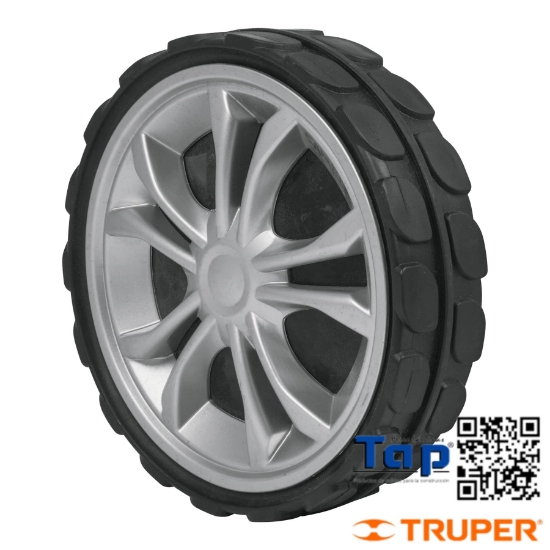 Imagen de ENSAMBLE RUEDA Y LLANTA DELANTERA 200 8" TRUPER