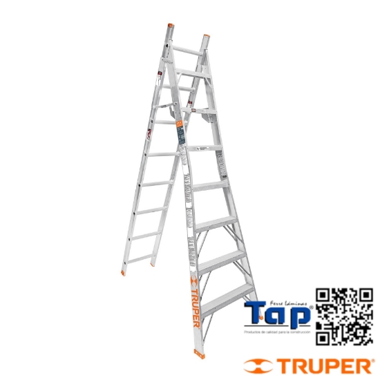 Imagen de ESCALERA COMBINACION T LL 15 ESCALONES TRUPER