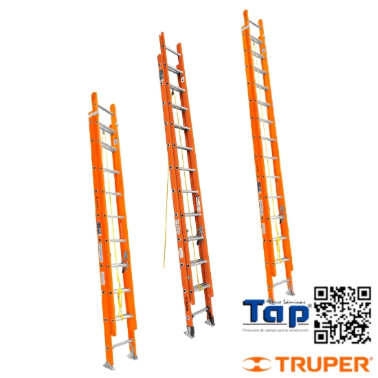 Imagen de ESCALERA EXT T II 20 PELDAÑOS FIBRA VIDRIO