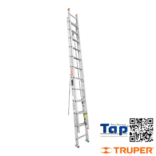 Imagen de ESCALERA EXT T II 20 PELDAÑOS TRUPER