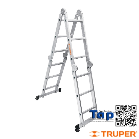 Imagen de ESCALERA MULTIPOSICION  8 PELDAÑOS T I TRUPER