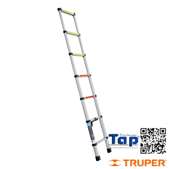 Imagen de ESCALERA TELESCOPICA 7 PELDAÑOS T II CAPACIDAD 102KG