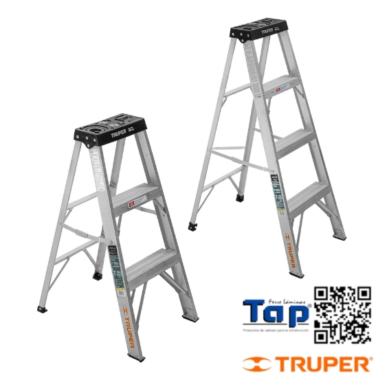 Imagen de ESCALERA TIJERA T III 3 ESCALONES TRUPER
