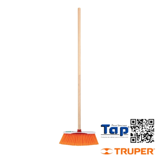 Imagen de ESCOBA CERDAS PVC EXTRA SUAVES BASTON MAD KLINTEK