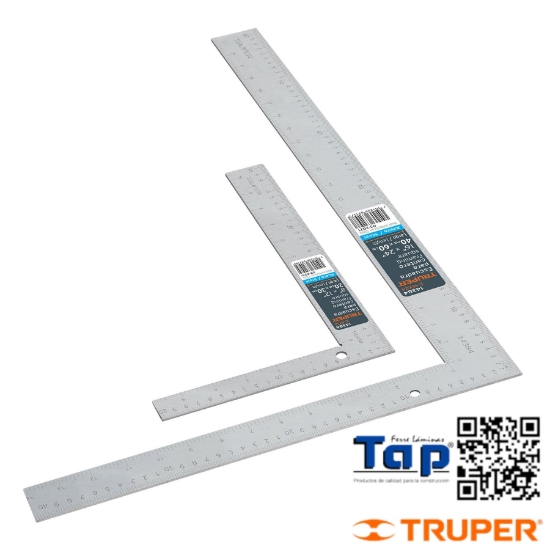 Imagen de ESCUADRA 200  8"X12" ACERO P CANTERO TRUPER