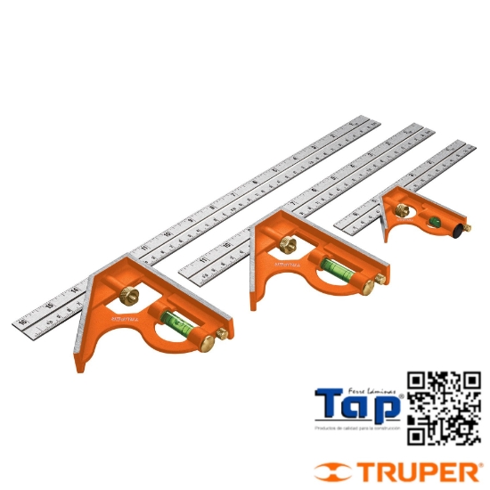 Imagen de ESCUADRA 400 16" COMBINACION C PUNZON P MARCAR TRUPER