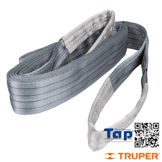 Imagen de ESLINGA OJO A OJO 100 4"X 8 M TRUPER