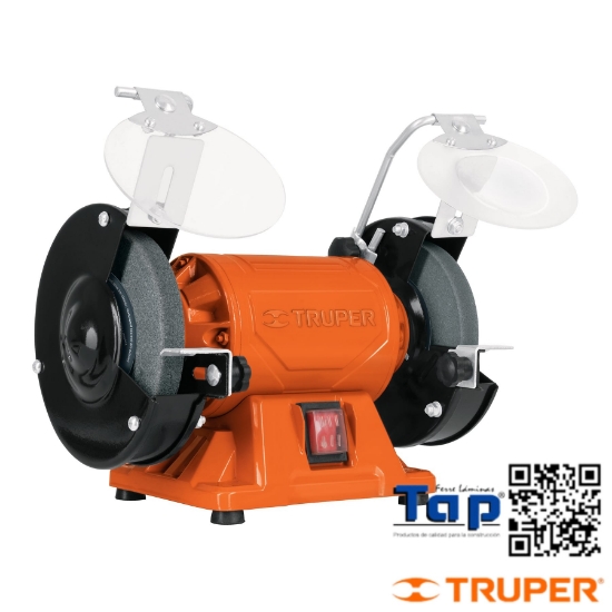 Imagen de ESMERIL DE BANCO 150 6" 050 1/2 HP TRUPER