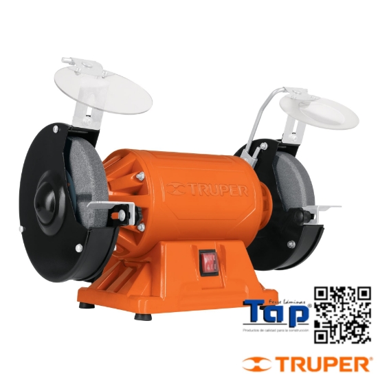 Imagen de ESMERIL DE BANCO 200 8" 075 3/4 HP TRUPER