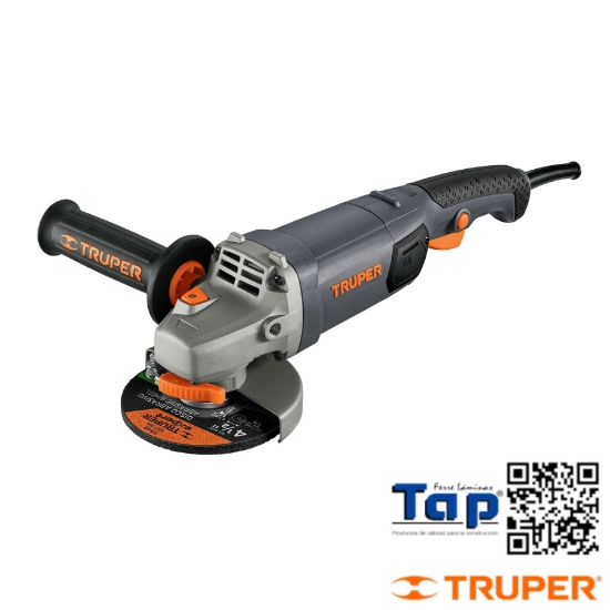 Imagen de ESMERILADORA ANGULAR 113 4-1/2" 1250 W INDUST TRUPER