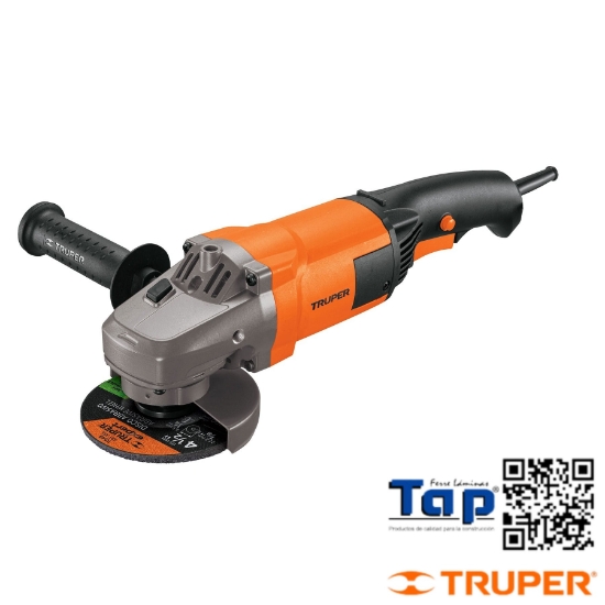 Imagen de ESMERILADORA ANGULAR 113 4-1/2" 1300 W PROF TRUPER