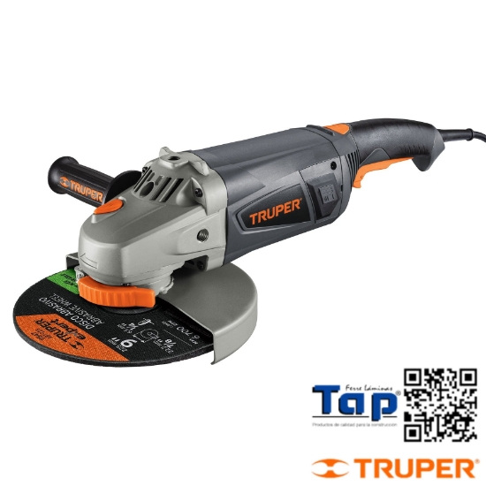 Imagen de ESMERILADORA ANGULAR 225 9" 2350 W INDUST TRUPER
