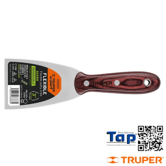 Imagen de ESPATULA 075  3" ACERO INOXIDABLE C MANGO MAD EXPERT