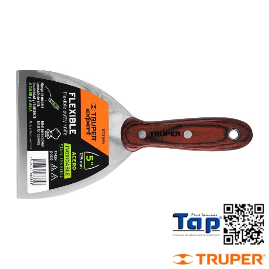 Imagen de ESPATULA 125  5" ACERO INOXIDABLE C MANGO MAD EXPERT