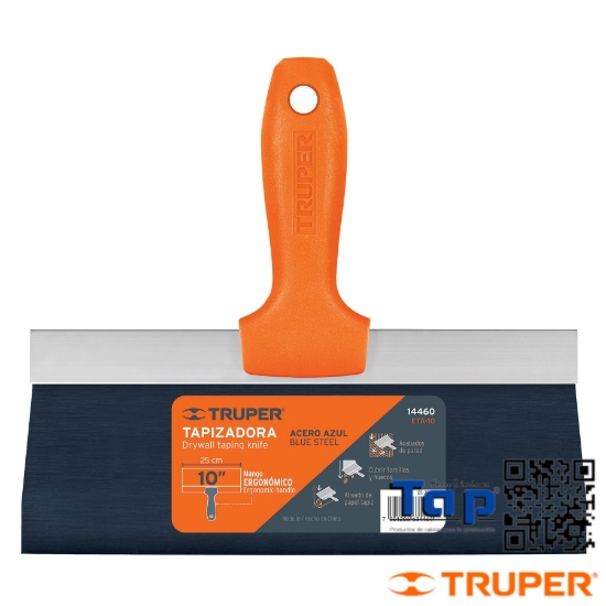 Imagen de ESPATULA TAPIZADORA 250 10" ACERO AL MEDIO CARBONO TRUPER