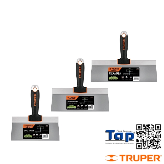 Imagen de ESPATULA TAPIZADORA 300 12" ACERO INOXIDABLE TRUPER EXPERT