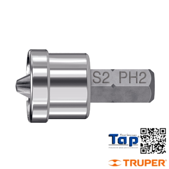 Imagen de PTA CRUZ PH2 MURO YESO LARGO 025 1" EXPERT ESTUC C  5