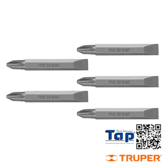 Imagen de PTA DOBLES PH2 Y 007 9/32" LARGO 050 2" EXPERT ESTUC C  5