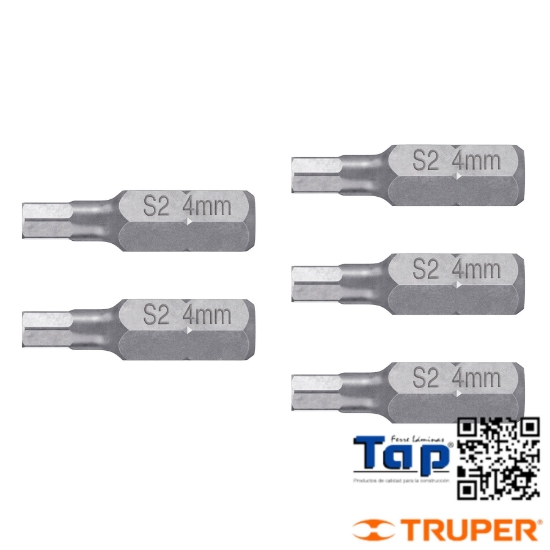 Imagen de PTA HEXA 4 MM LARGO 025 1" EXPERT ESTUC C  5