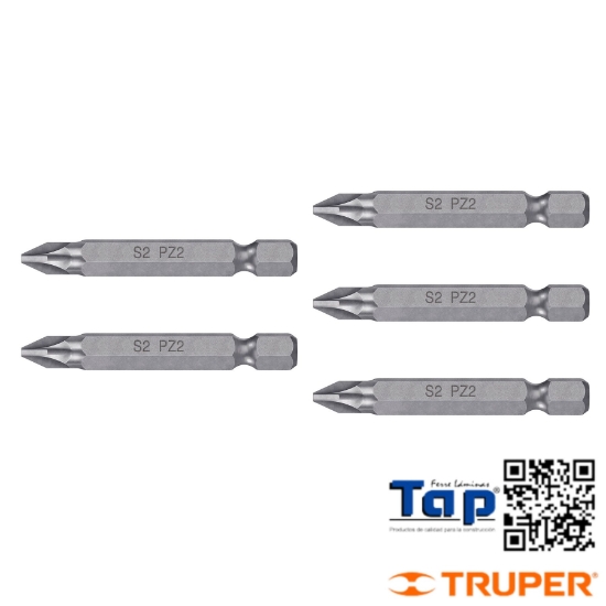 Imagen de PTA POZIDRIV PZ2 LARGO 050 2" TRUPER EXPERT ESTUC C  5