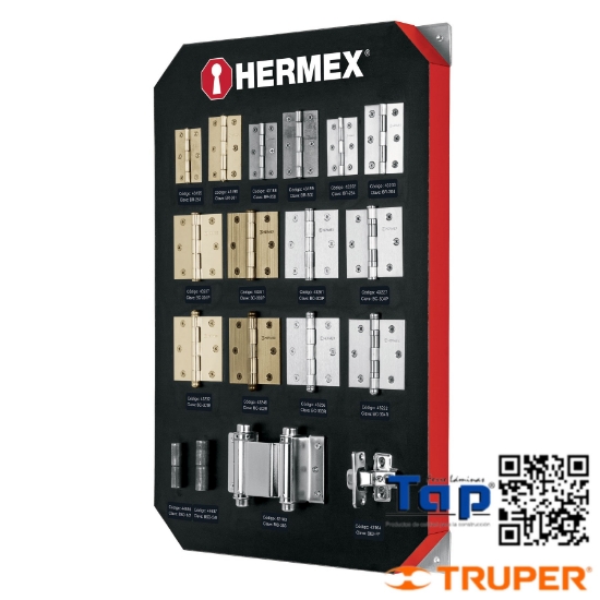 Imagen de EXHIBIDOR C BISAGRAS HERMEX