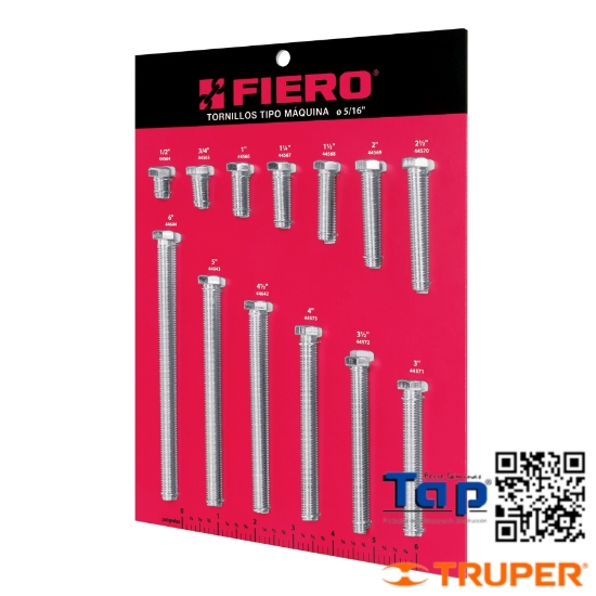 Imagen de EXHIBIDOR FIERO C TORNILLOS T MQNA  008 5/16"
