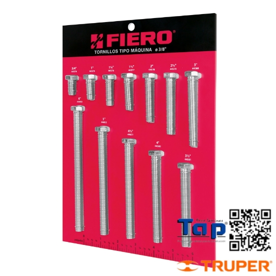 Imagen de EXHIBIDOR FIERO C TORNILLOS T MQNA  009 3/8"