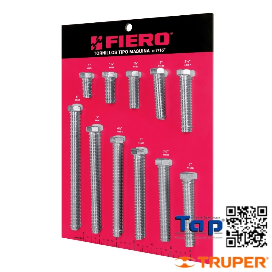 Imagen de EXHIBIDOR FIERO C TORNILLOS T MQNA  011 7/16"