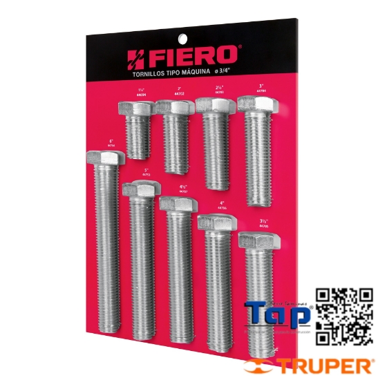 Imagen de EXHIBIDOR FIERO C TORNILLOS T MQNA  019 3/4"