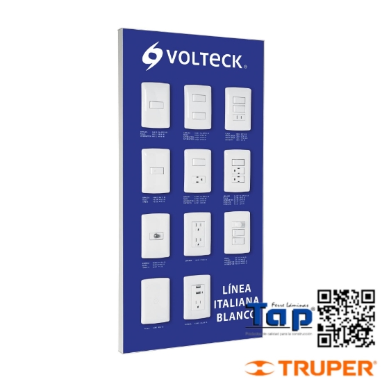 Imagen de EXHIBIDOR LINEA ITALIANA BLANCO VOLTECK