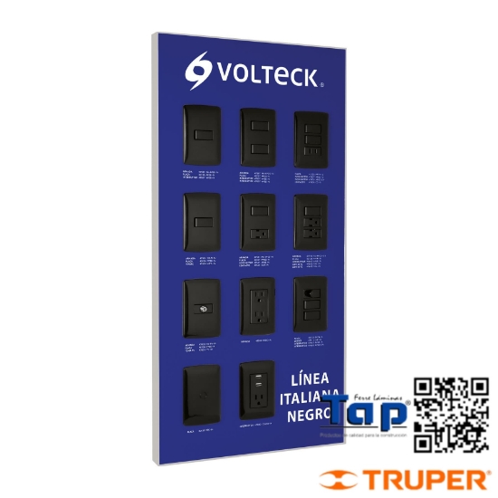 Imagen de EXHIBIDOR LINEA ITALIANA NEGRO VOLTECK
