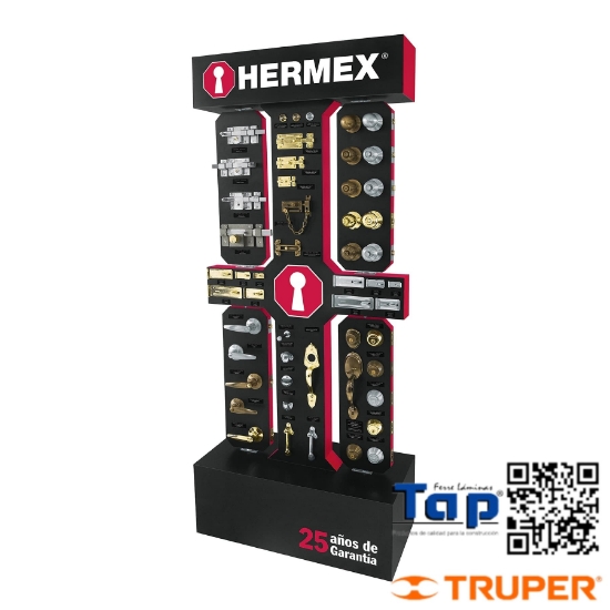 Imagen de EXHIBIDOR PISO C PRODUCTOS CERRAJERIA HERMEX