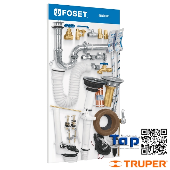 Imagen de EXHIBIDOR PRODUCTOS FOSET GENERICO