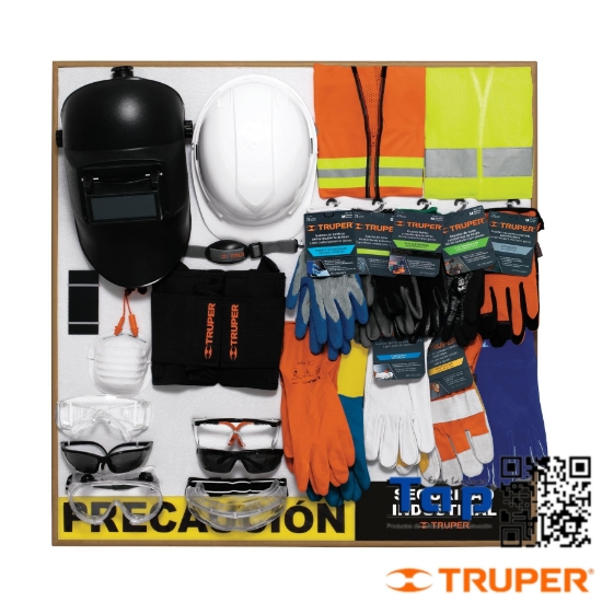 Imagen de EXHIBIDOR SEGURIDAD INDUST 80X80 CM 1 TABLERO