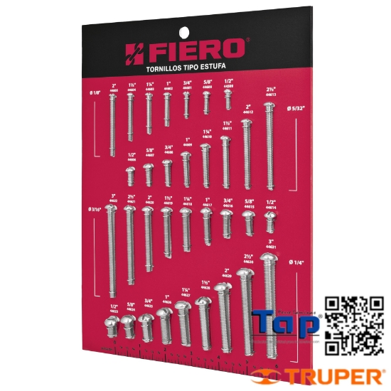 Imagen de EXHIDIDOR FIERO TORNILLOS