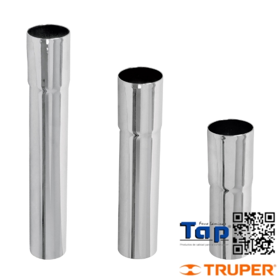 Imagen de EXT  10 CM LATON CROMADO P CONTRA LAVABO 031 1-1/4"
