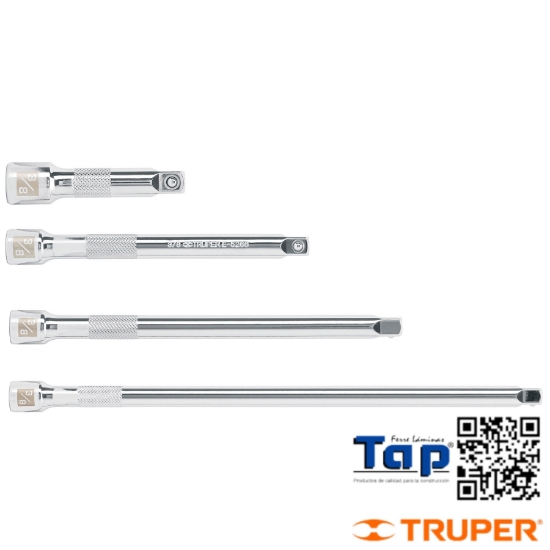 Imagen de EXT 200  8" P MATRACA DE  CUA 009 3/8" TRUPER