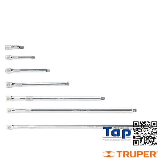 Imagen de EXT CUA 013 1/2" P MATRACA LARGO 200  8" TRUPER